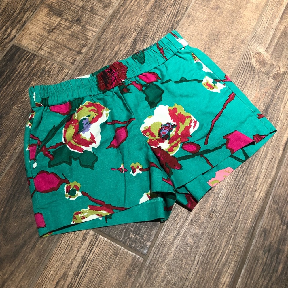 J Crew Floral Shorts